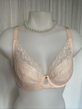Understance Lace Underwire Bra in Champagne - Women Intimates Size 32C